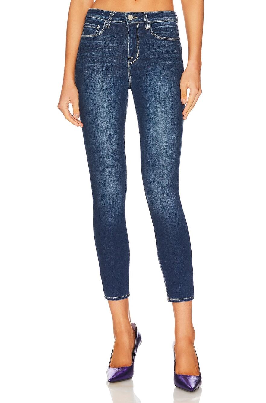 L'Agence Classic Blue Margot High Rise Skinny Denim Jeans Size 26